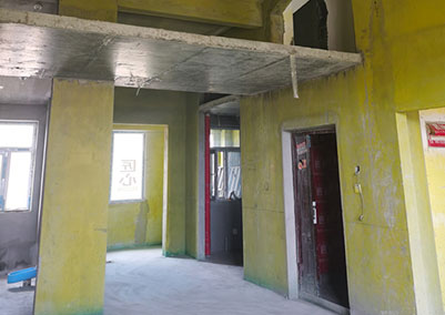 銀河太陽城四期E15-1-802，120平米頂層斜脊閣樓，澆筑樓梯樓板